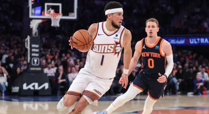 Devin Booker's sole triple of the night doomed the Knicks to a heartbreaking loss